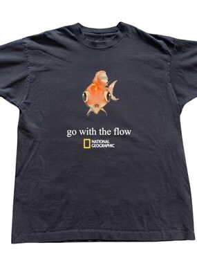 'Go With The Flow' Goldfish Tee